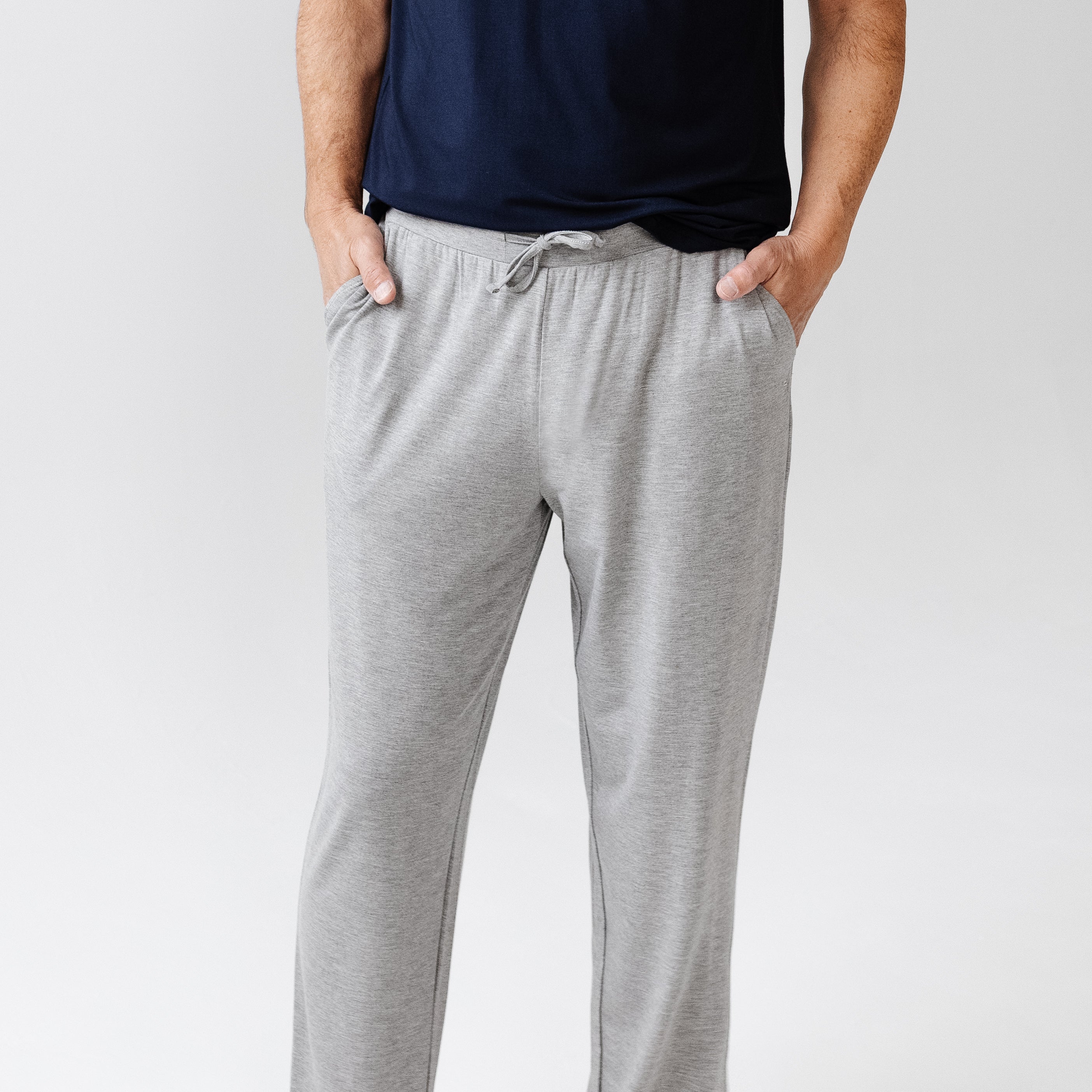 Men's Bamboo Stretch-Knit Long Sleeve Pajama Set
