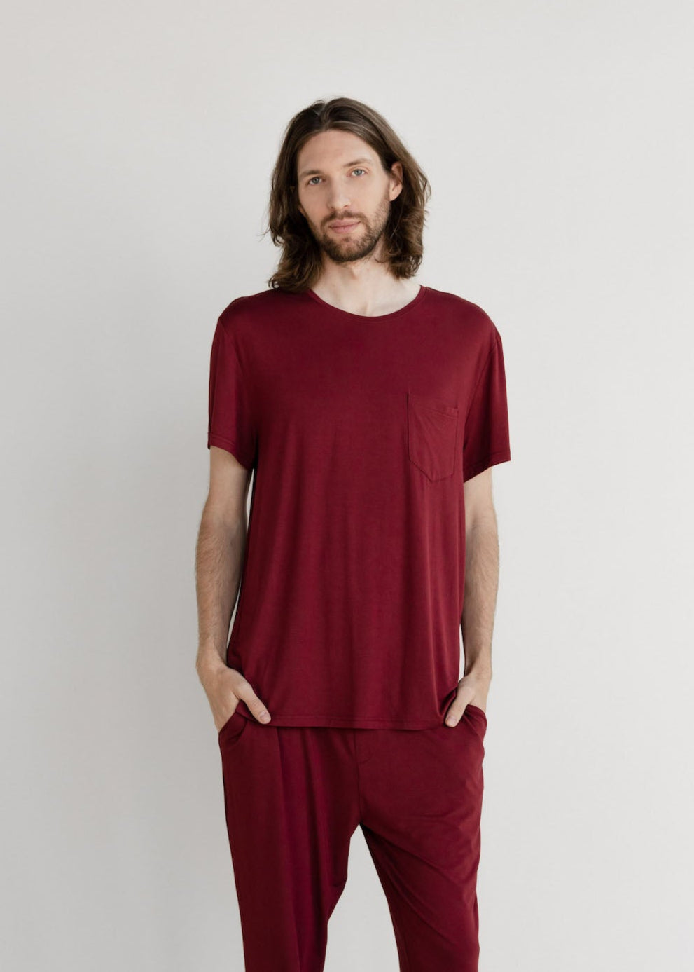 Men's Bamboo Stretch-Knit Lounge Tee - Last Chance