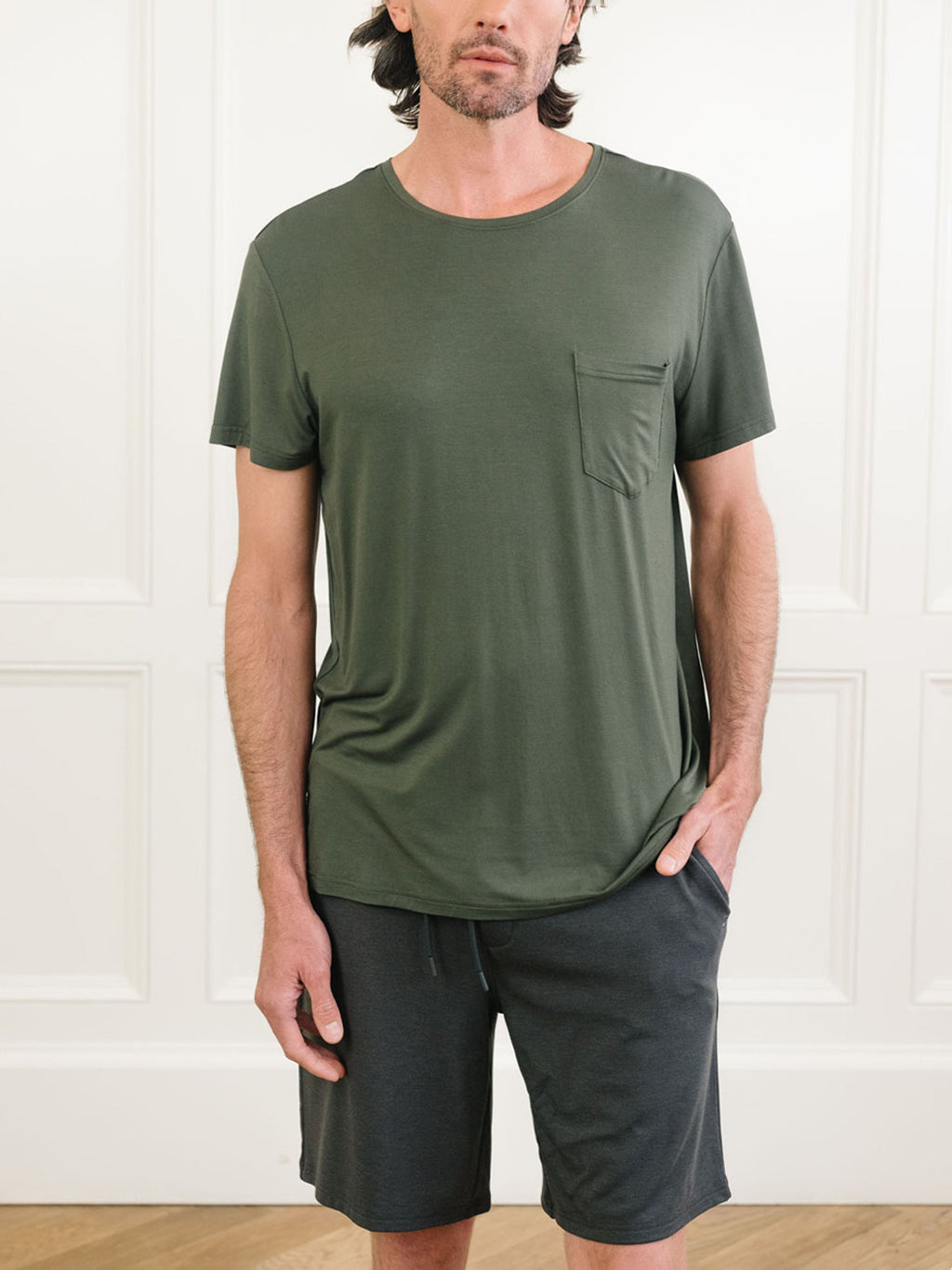 Men's Bamboo Stretch-Knit Lounge Tee