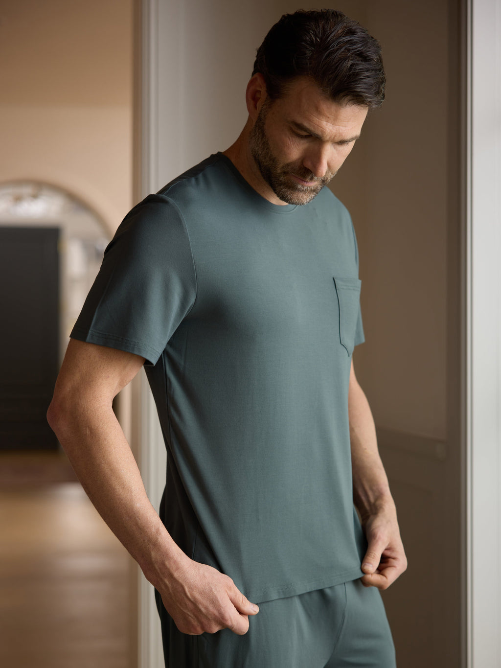 Men's Bamboo Stretch-Knit Lounge Tee - Last Chance