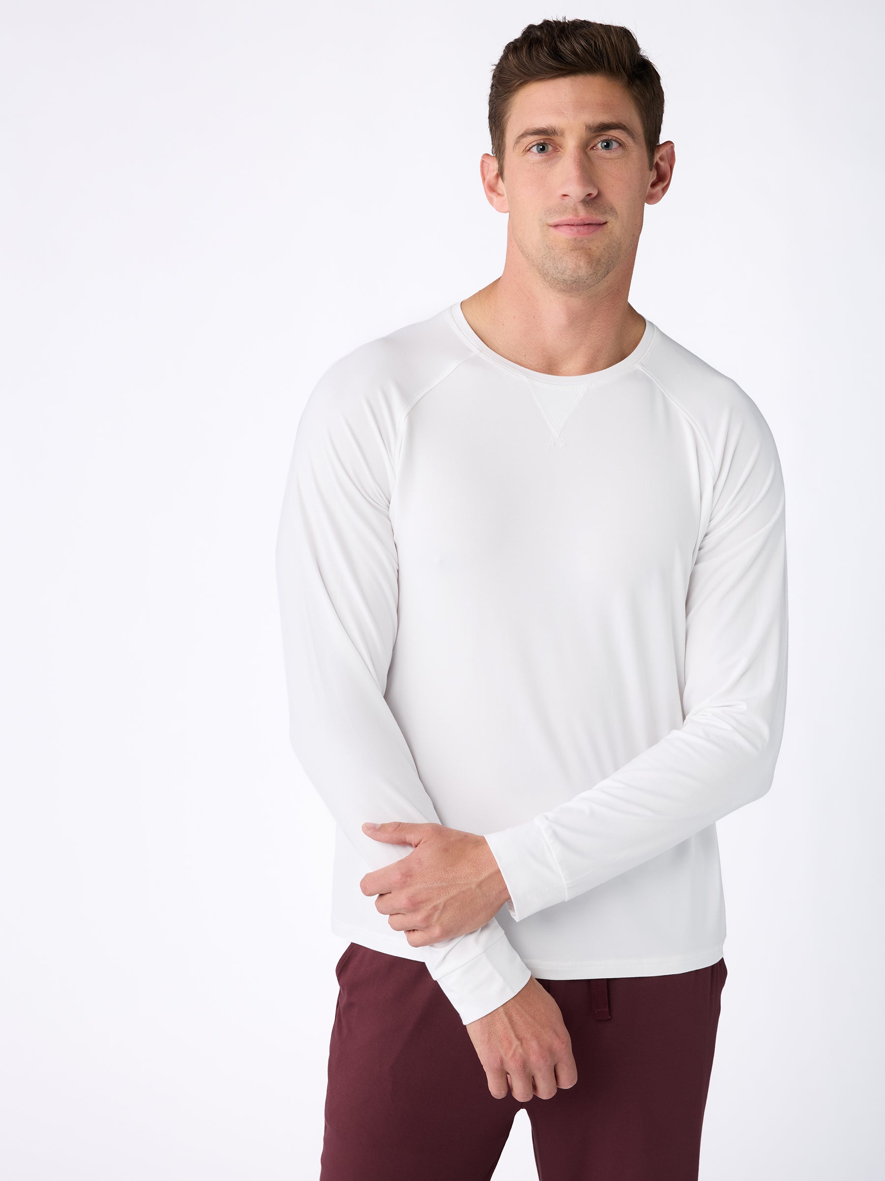 Men's Bamboo Stretch-Knit Long Sleeve