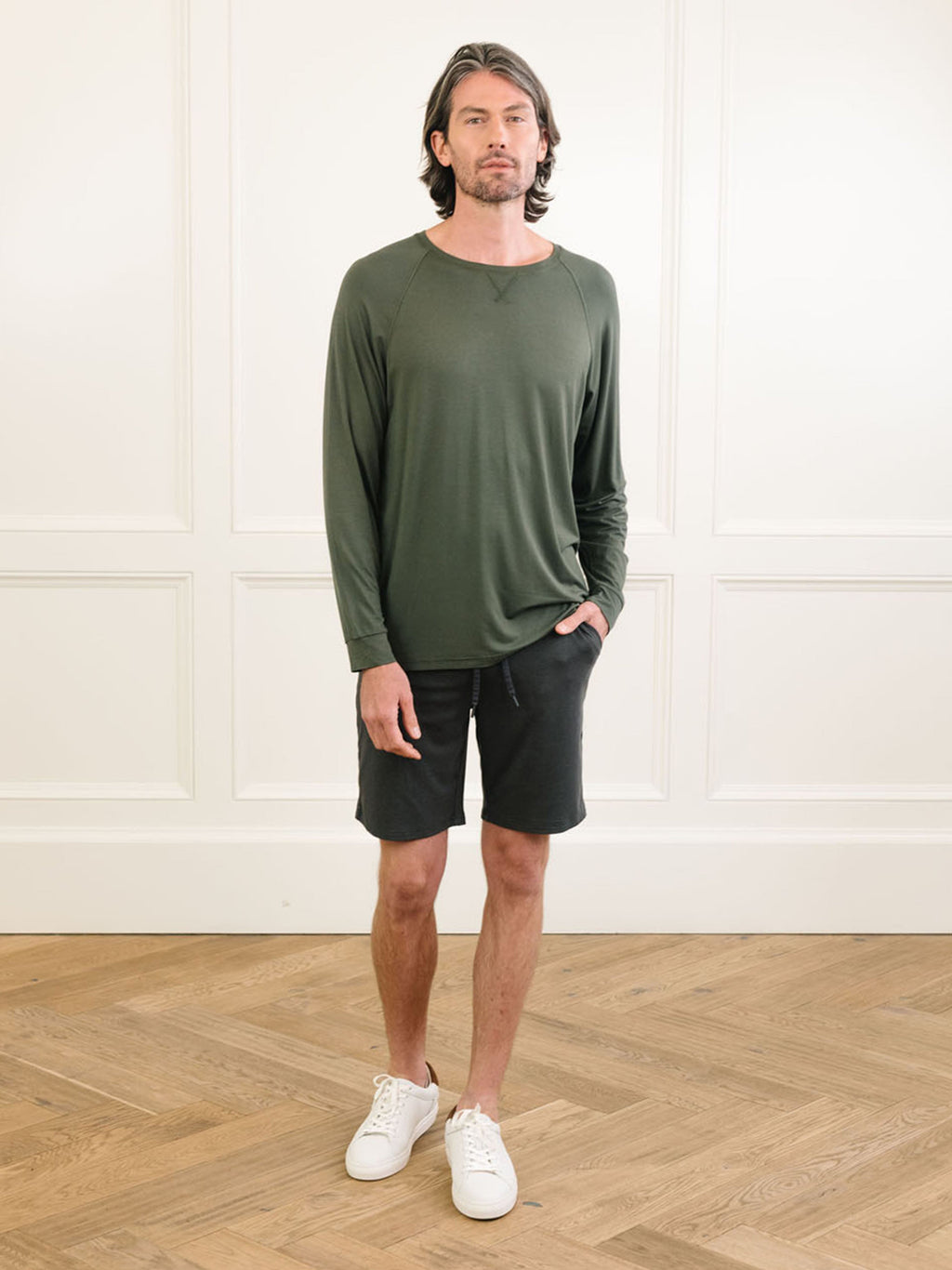 Men's Bamboo Stretch-Knit Long Sleeve