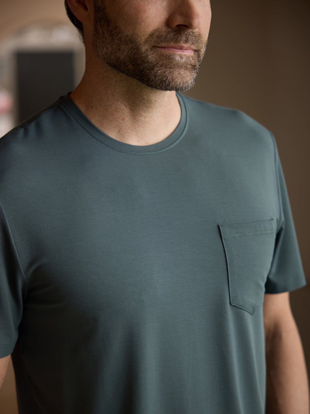 Men's Bamboo Stretch-Knit Lounge Tee - Last Chance