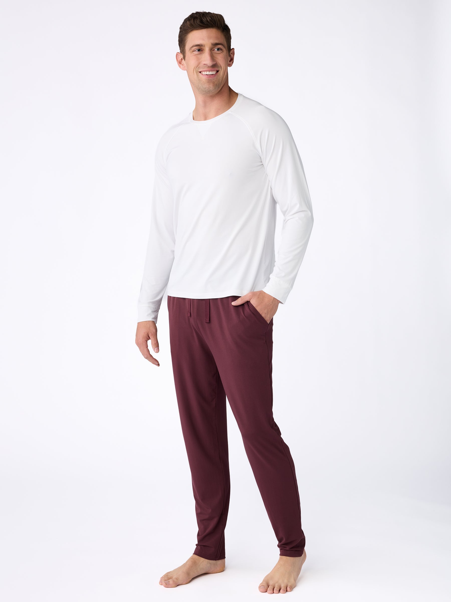 Men's Bamboo Stretch-Knit Long Sleeve