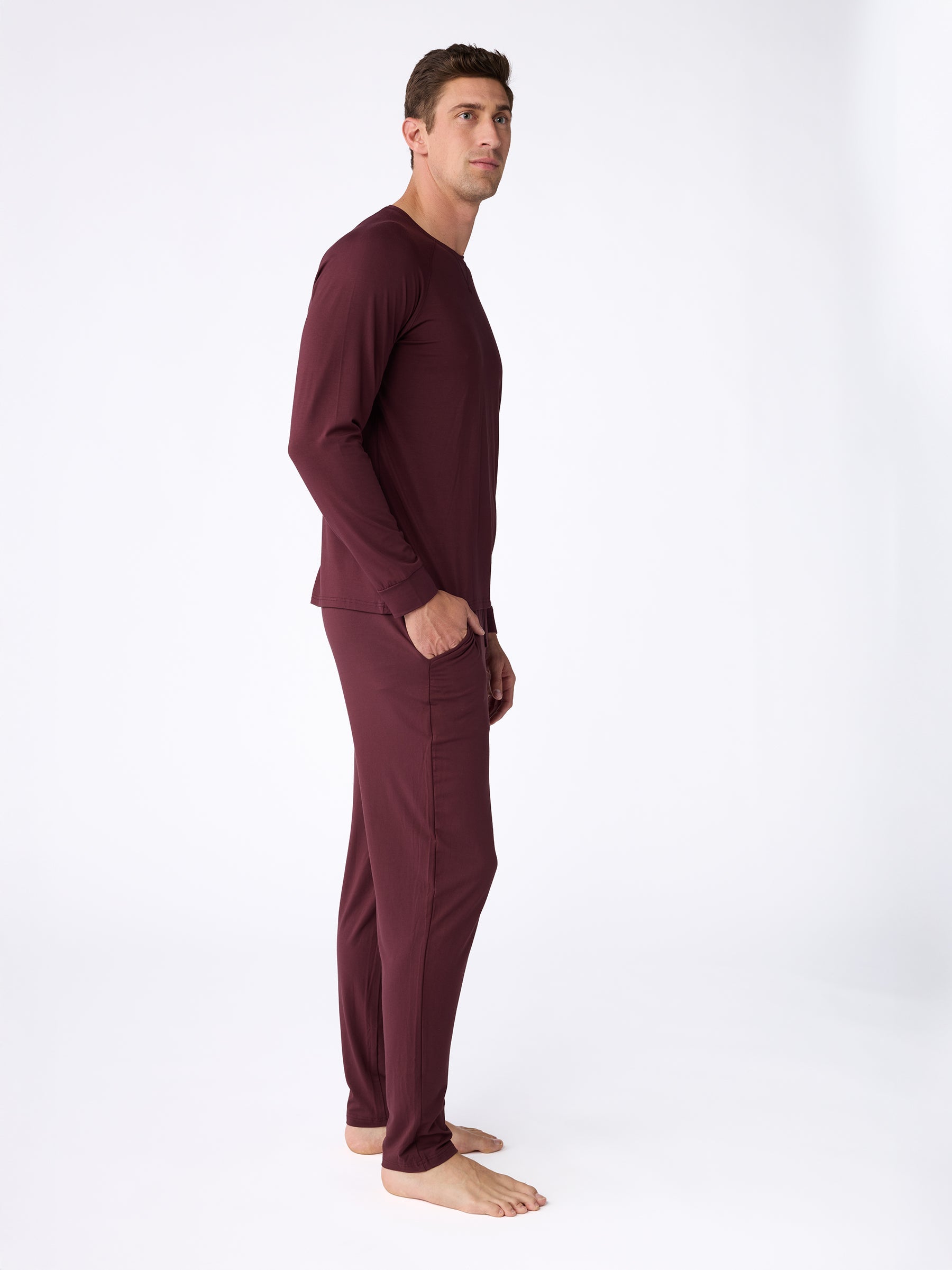 Men's Bamboo Stretch-Knit Long Sleeve