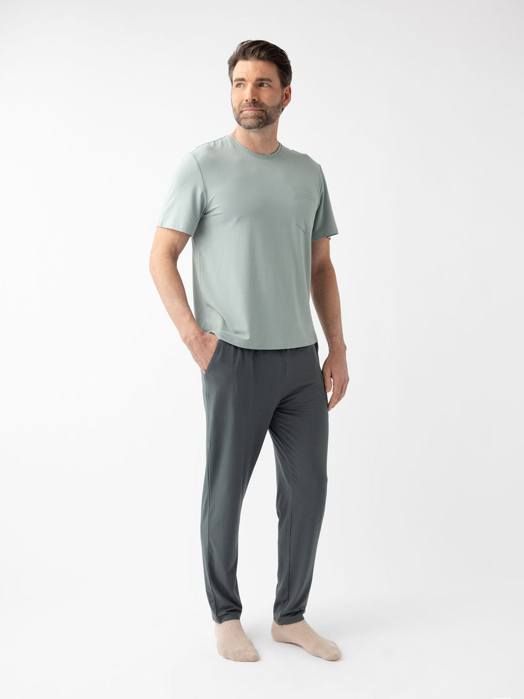 Men's Bamboo Stretch-Knit Lounge Tee - Last Chance