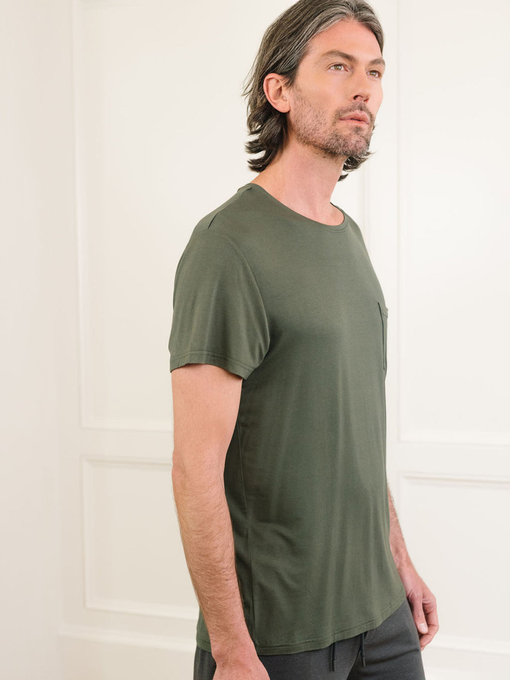 Men's Bamboo Stretch-Knit Lounge Tee