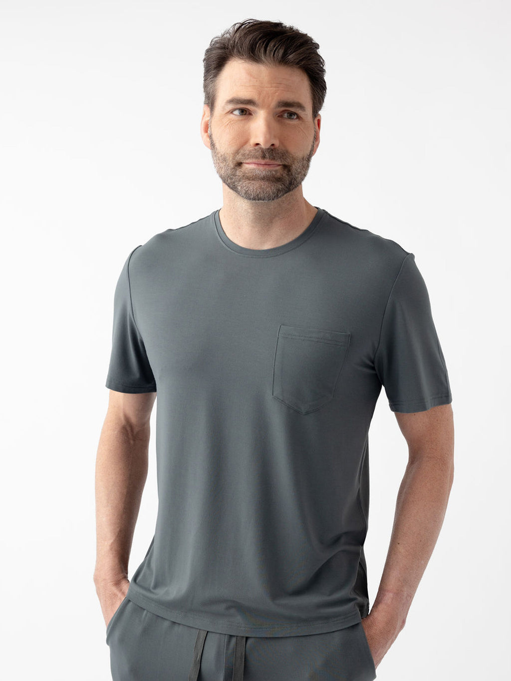 Men's Bamboo Stretch-Knit Lounge Tee - Last Chance
