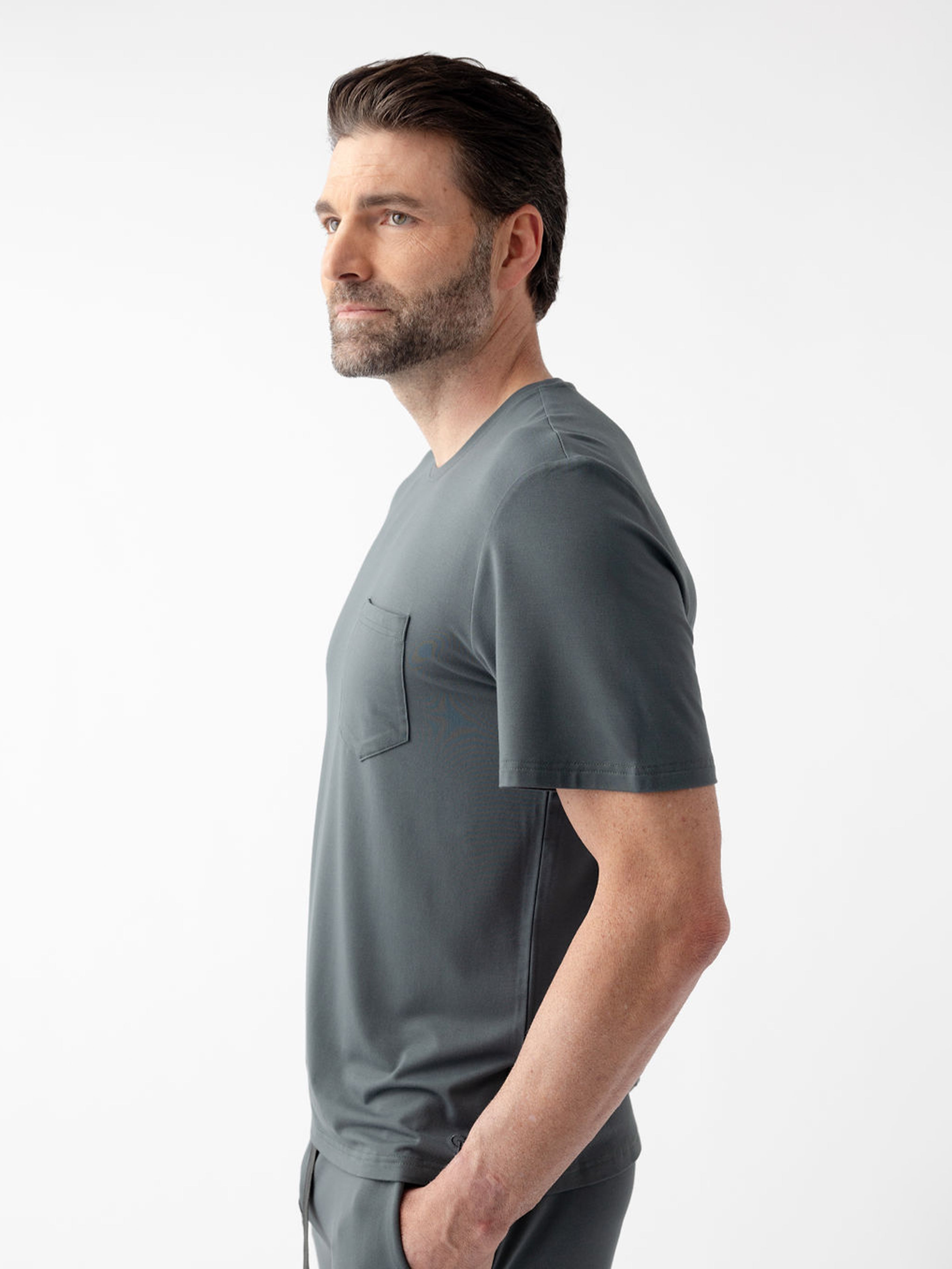 Men's Bamboo Stretch-Knit Lounge Tee