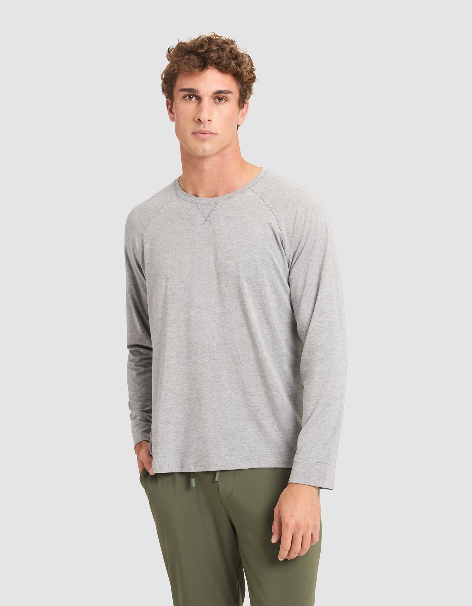 Men's Bamboo Stretch-Knit Long Sleeve