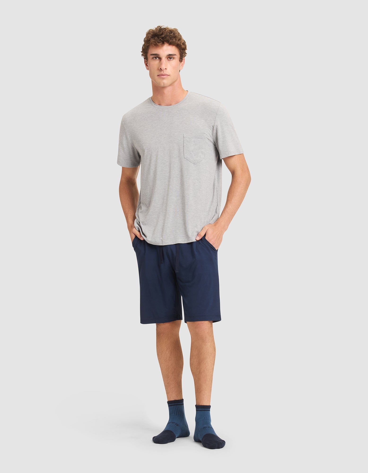 Men's Bamboo Stretch-Knit Pajama Short