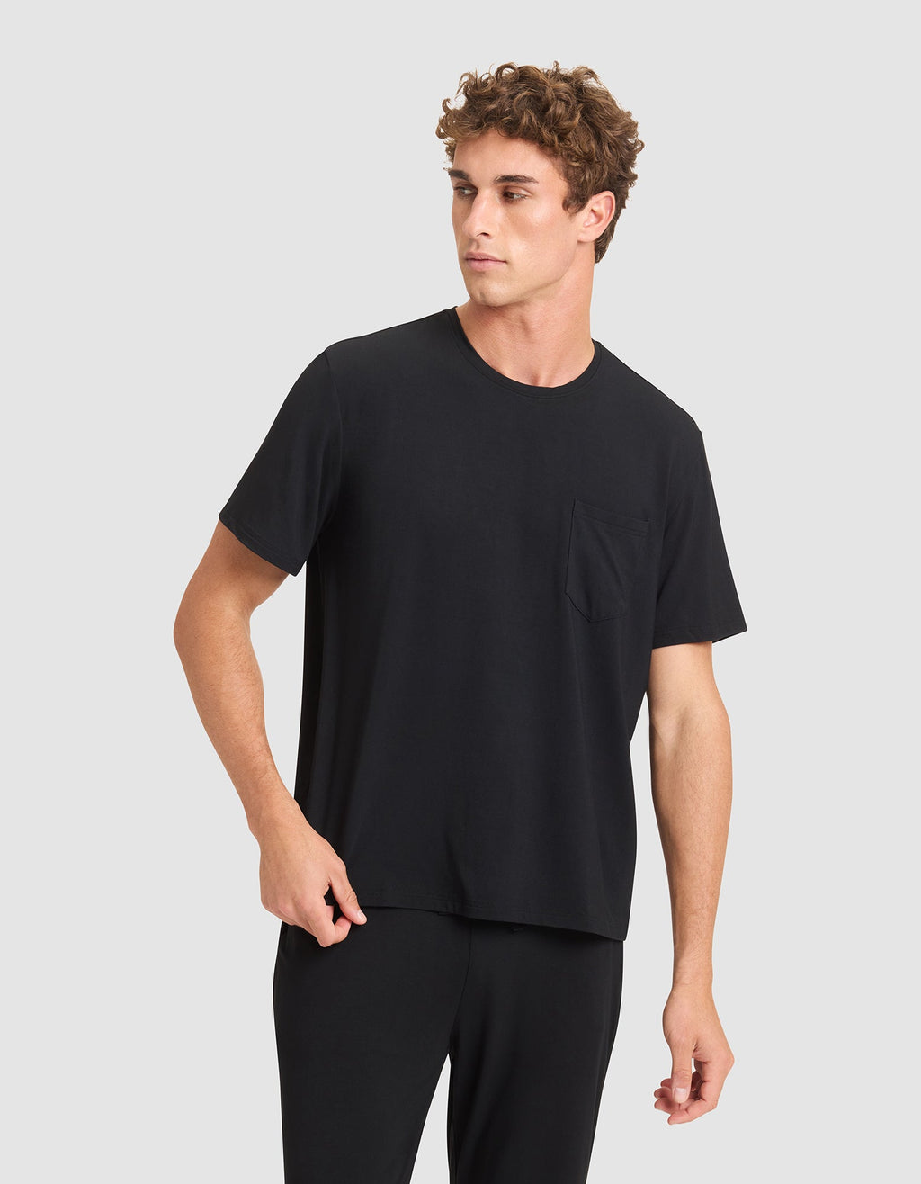 Men's Bamboo Stretch-Knit Lounge Tee - Last Chance