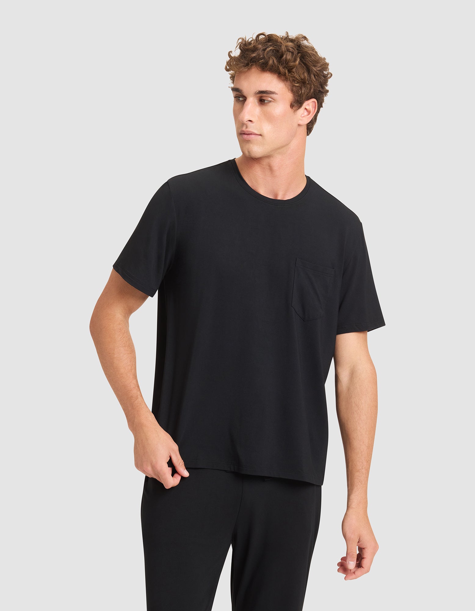 Men's Bamboo Stretch-Knit Lounge Tee - Last Chance