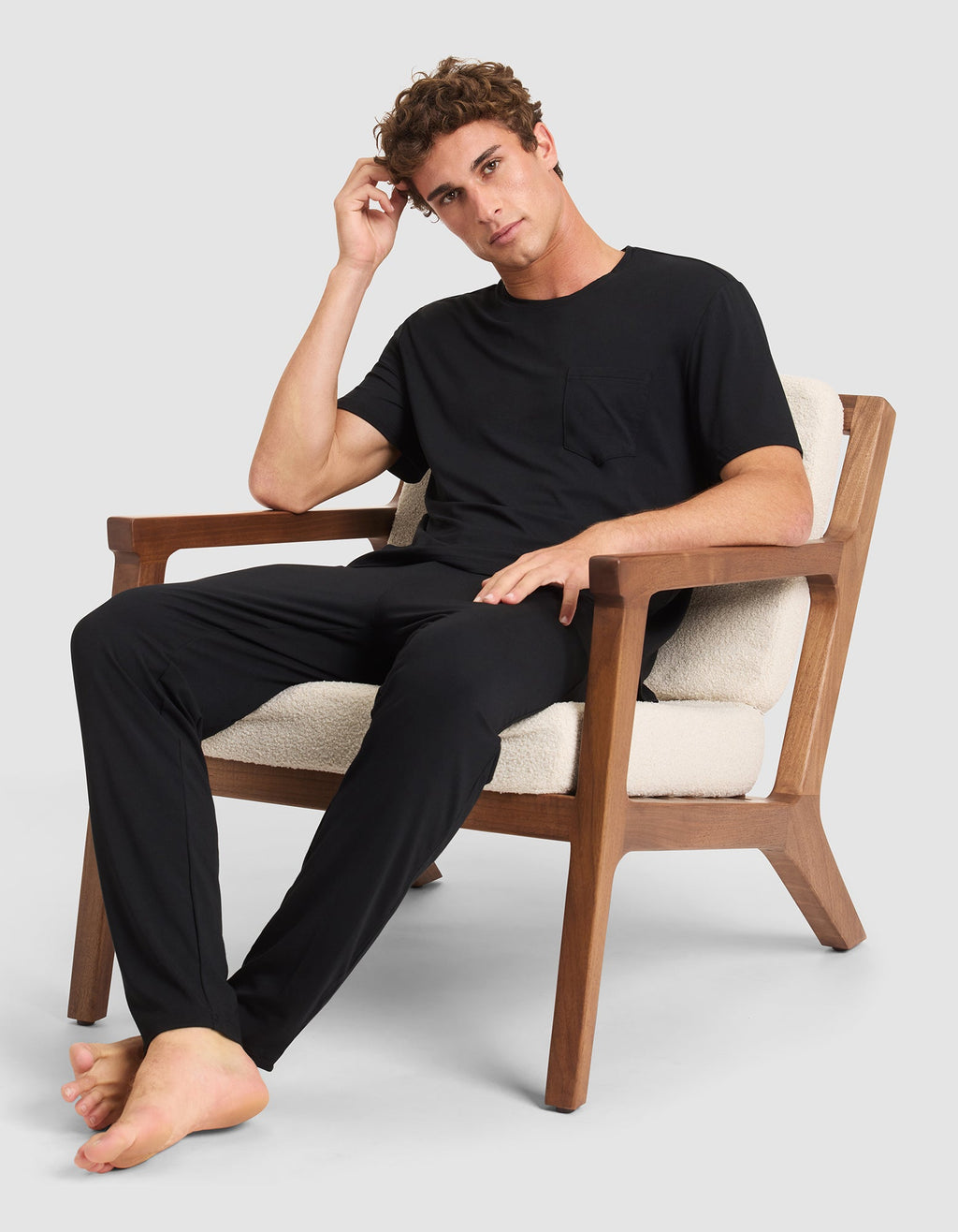 Men's Bamboo Stretch-Knit Lounge Tee - Last Chance