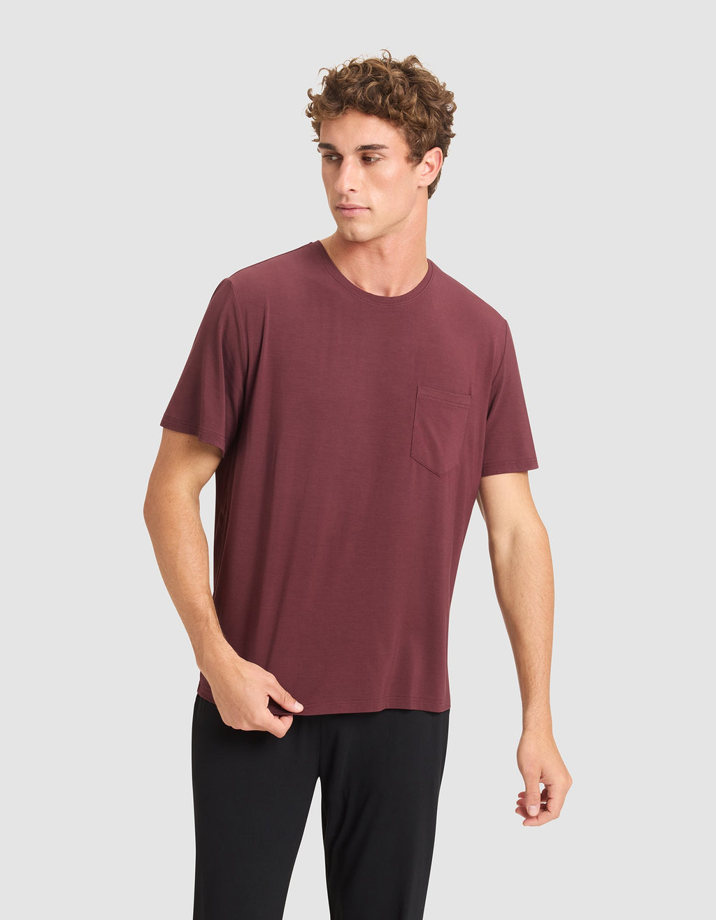 Men's Bamboo Stretch-Knit Lounge Tee