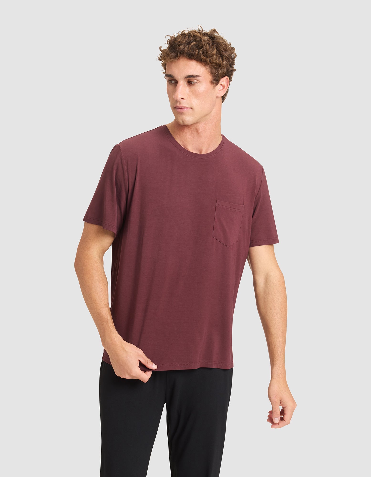Men's Bamboo Stretch-Knit Lounge Tee