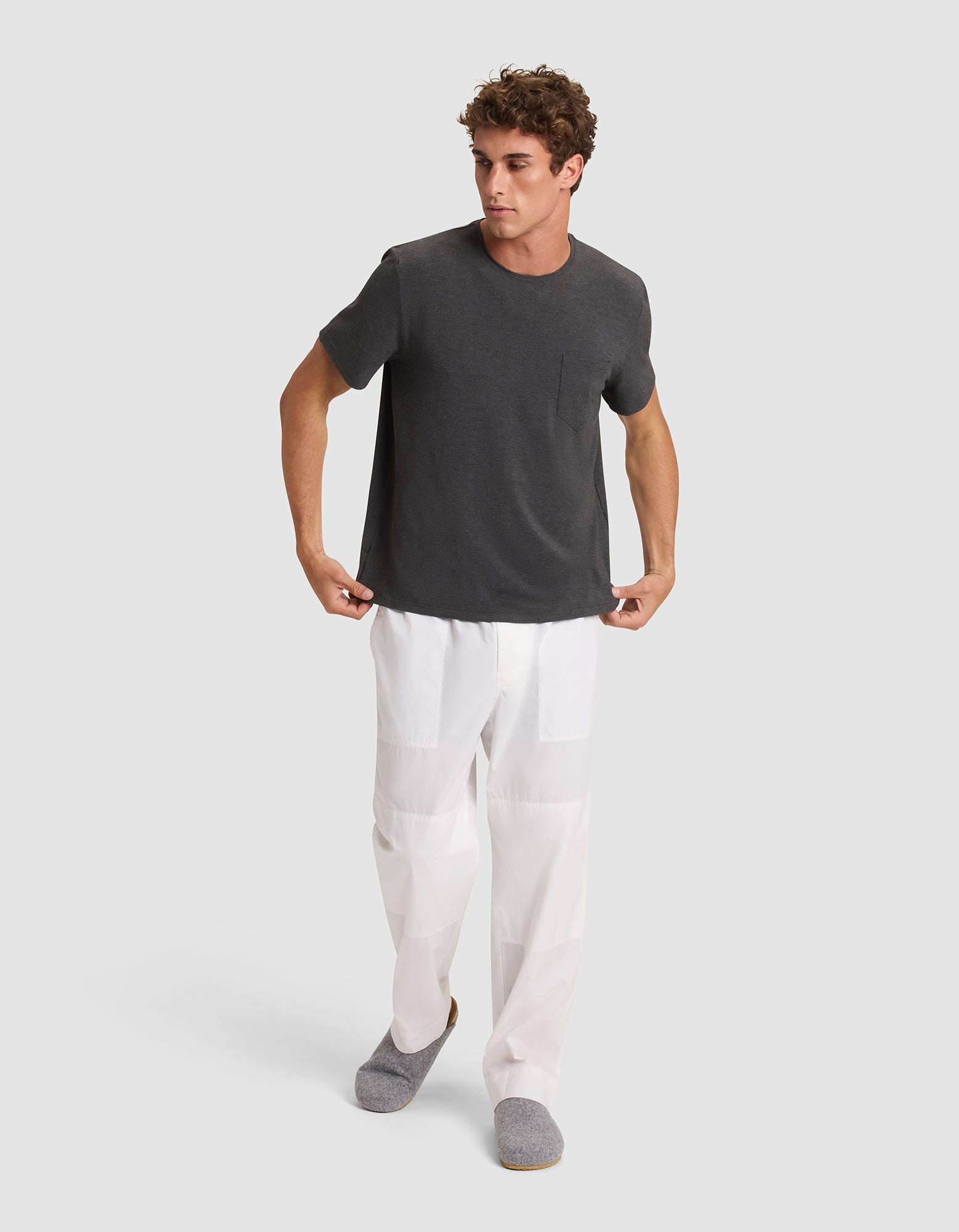 Men's Bamboo Stretch-Knit Lounge Tee - Last Chance