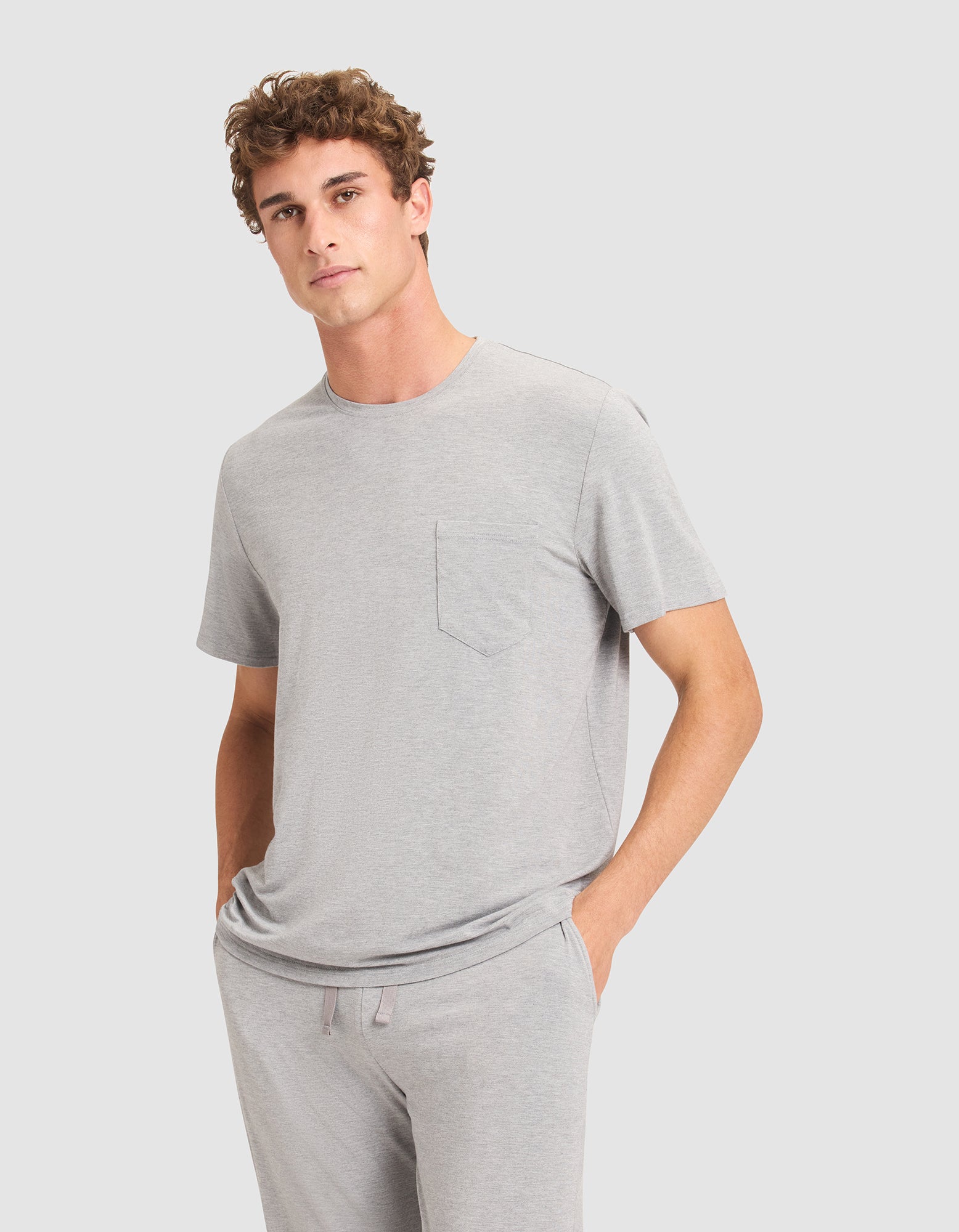 Men's Bamboo Stretch-Knit Lounge Tee - Last Chance
