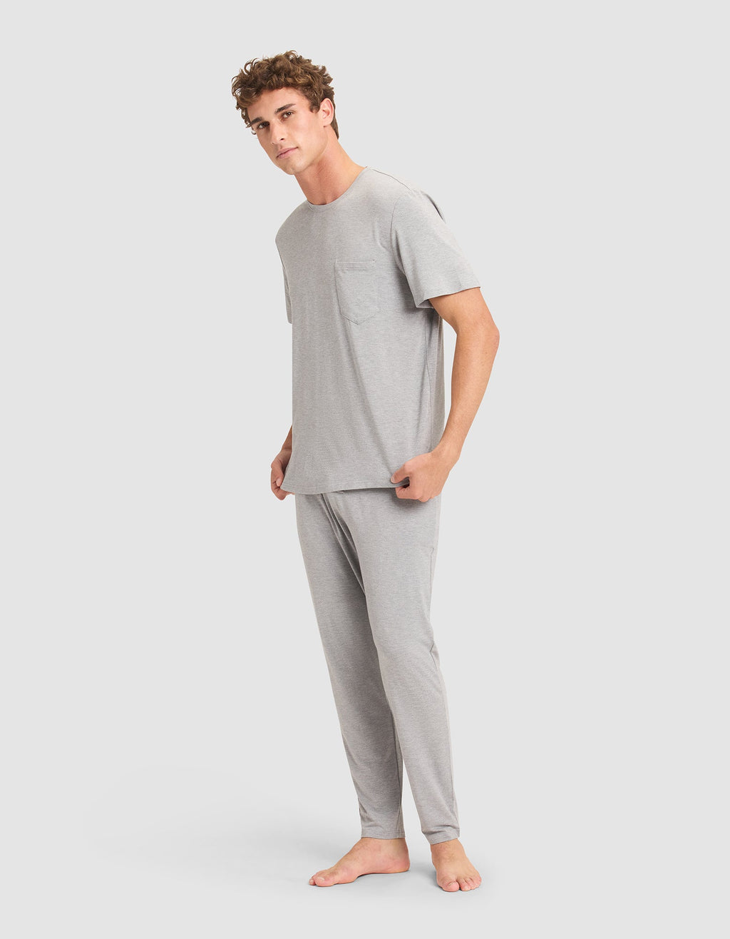 Men's Bamboo Stretch-Knit Lounge Tee - Last Chance