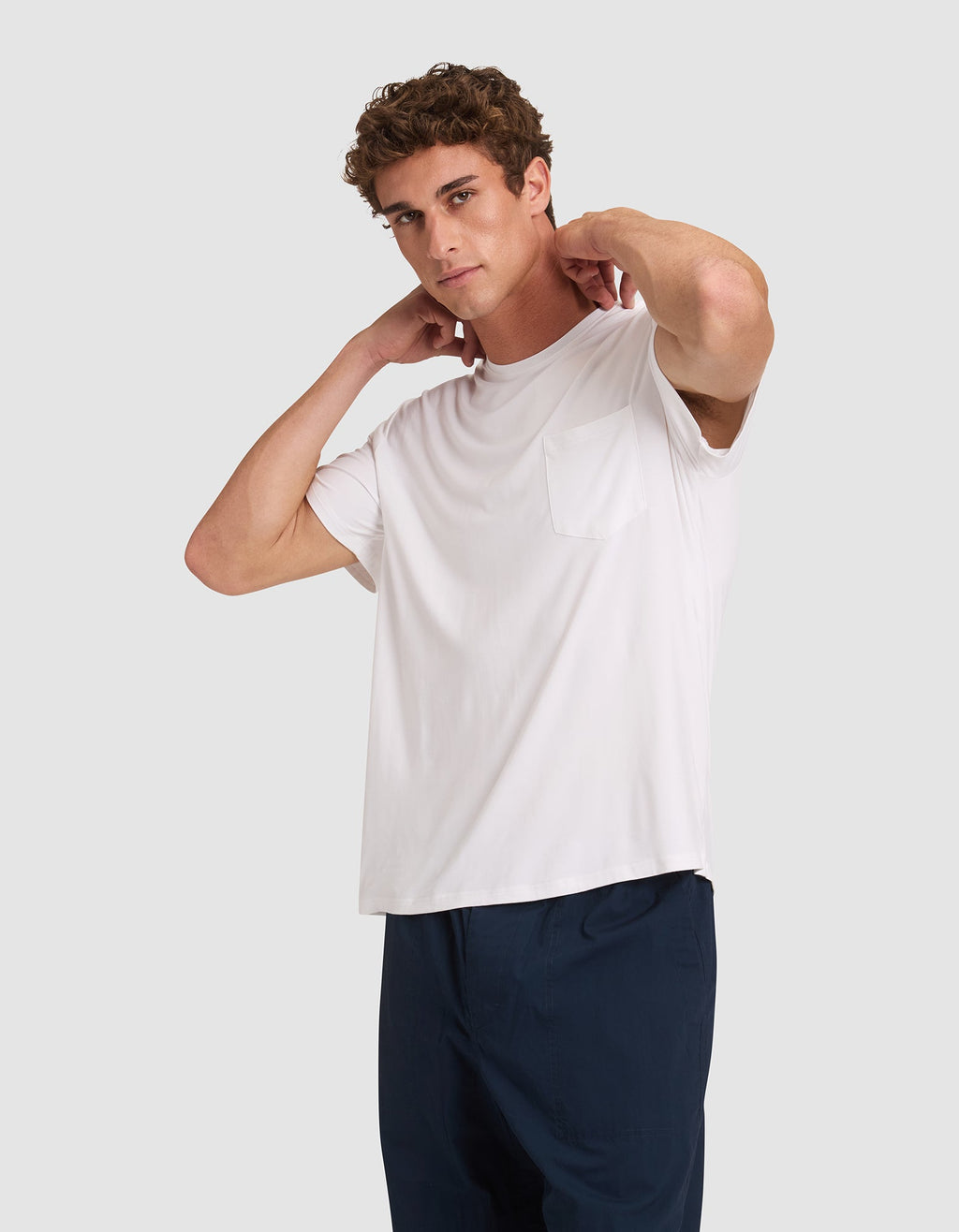 Men's Bamboo Stretch-Knit Lounge Tee - Last Chance
