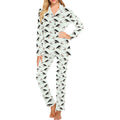 Pelican Pattern Print Design 02 Women's Long Pajama Set