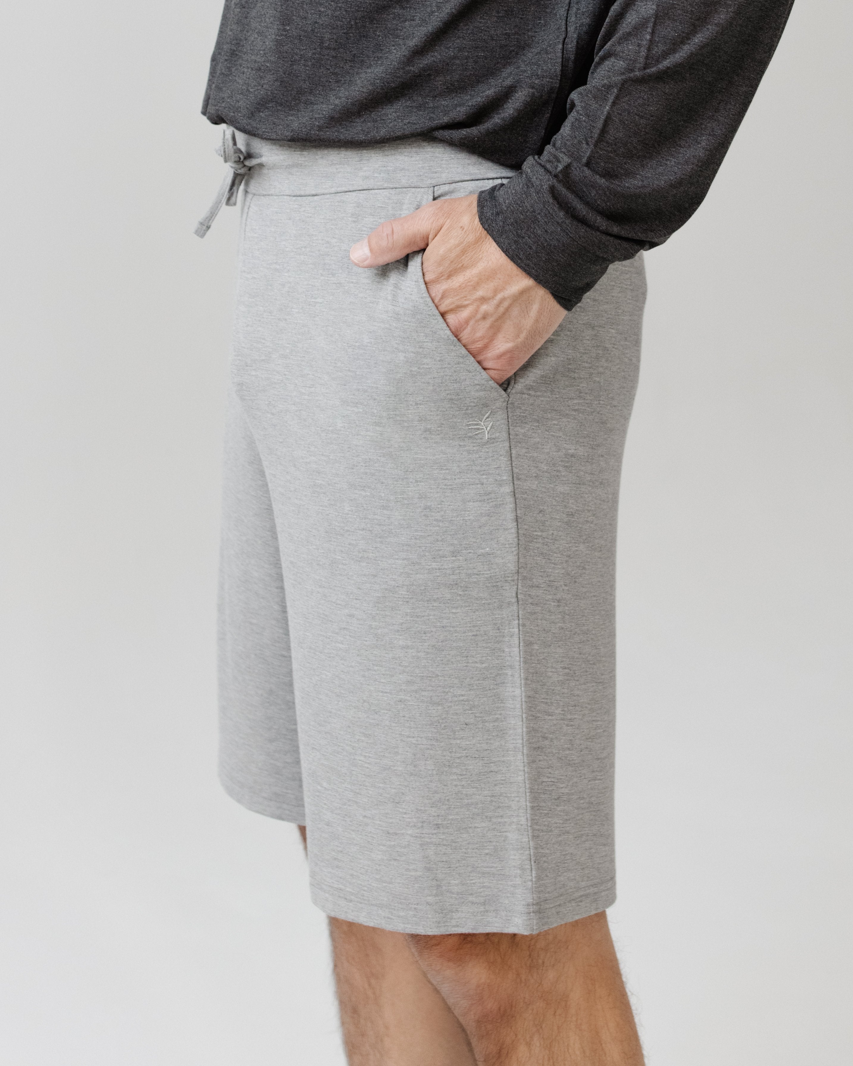 Men's Bamboo Stretch-Knit Short Sleeve Pajama Set