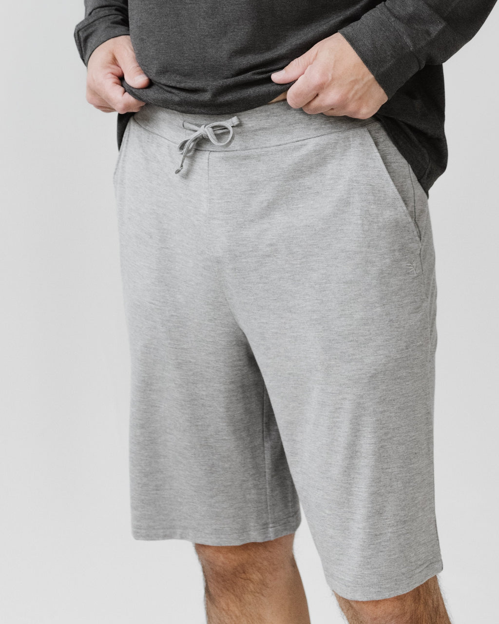 Men's Bamboo Stretch-Knit Short Sleeve Pajama Set